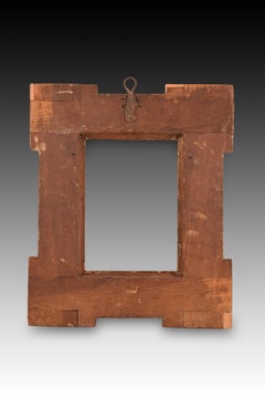 Frame. carved wood. Spanish school, 17th century.