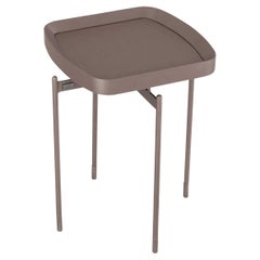 Couchtisch aus schokoladenbrauner Eiche mit 17 Zoll furnierter Platte - Rahmen-Kollektion