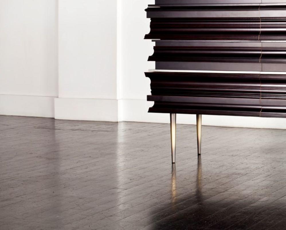 Lacquered Frame Credenza by Luis Pons