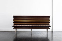 Frame Credenza Small Bronzed by Luis Pons