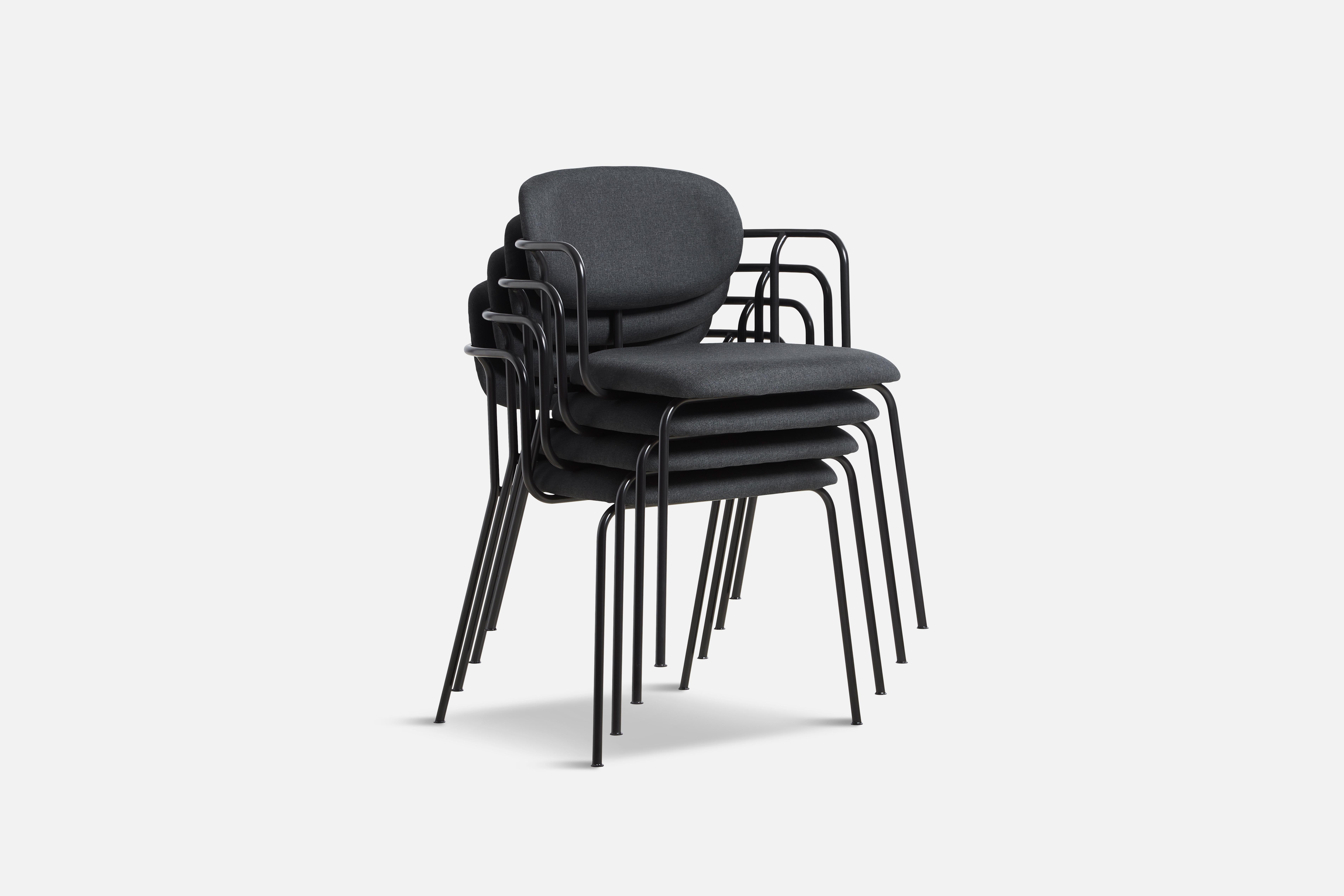 Contemporary Frame Dark Dining Chair by Mario Tsai Studio For Sale