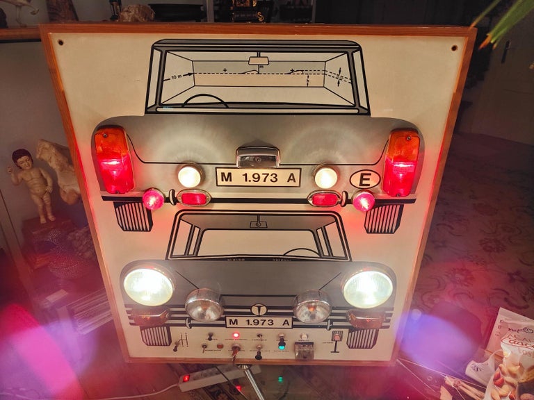 Frame Driving School, 70s, 20th Century For Sale at 1stDibs