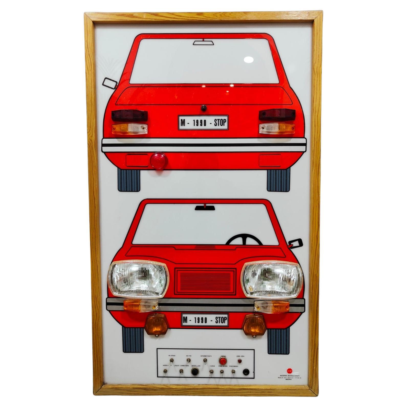 FRAME DRIVING SCHOOL 70 S 20th Century For Sale at 1stDibs