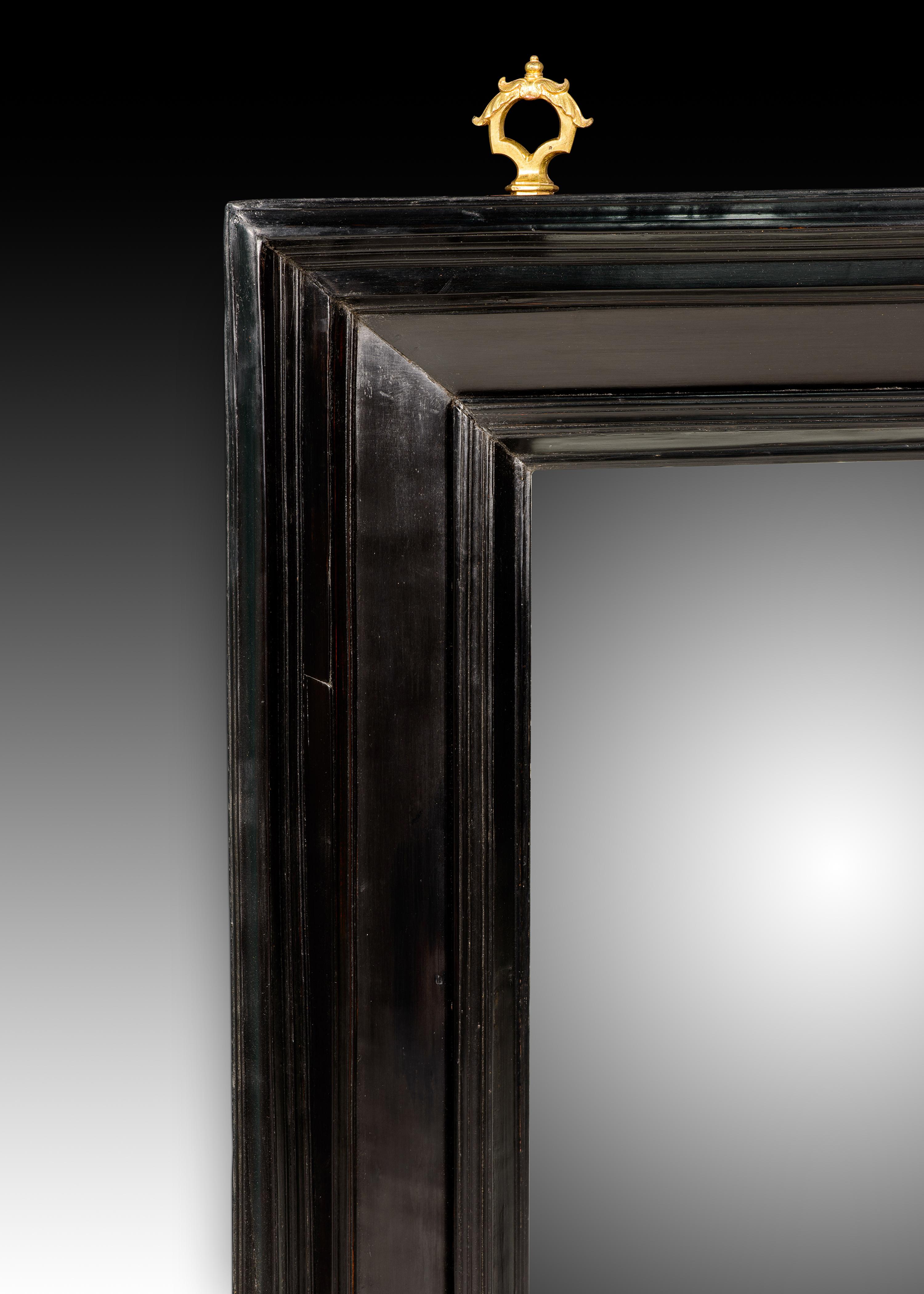 Marco. Madera ebonizada, metal. Escuela Holandesa, 17  siglo. Barroco en venta