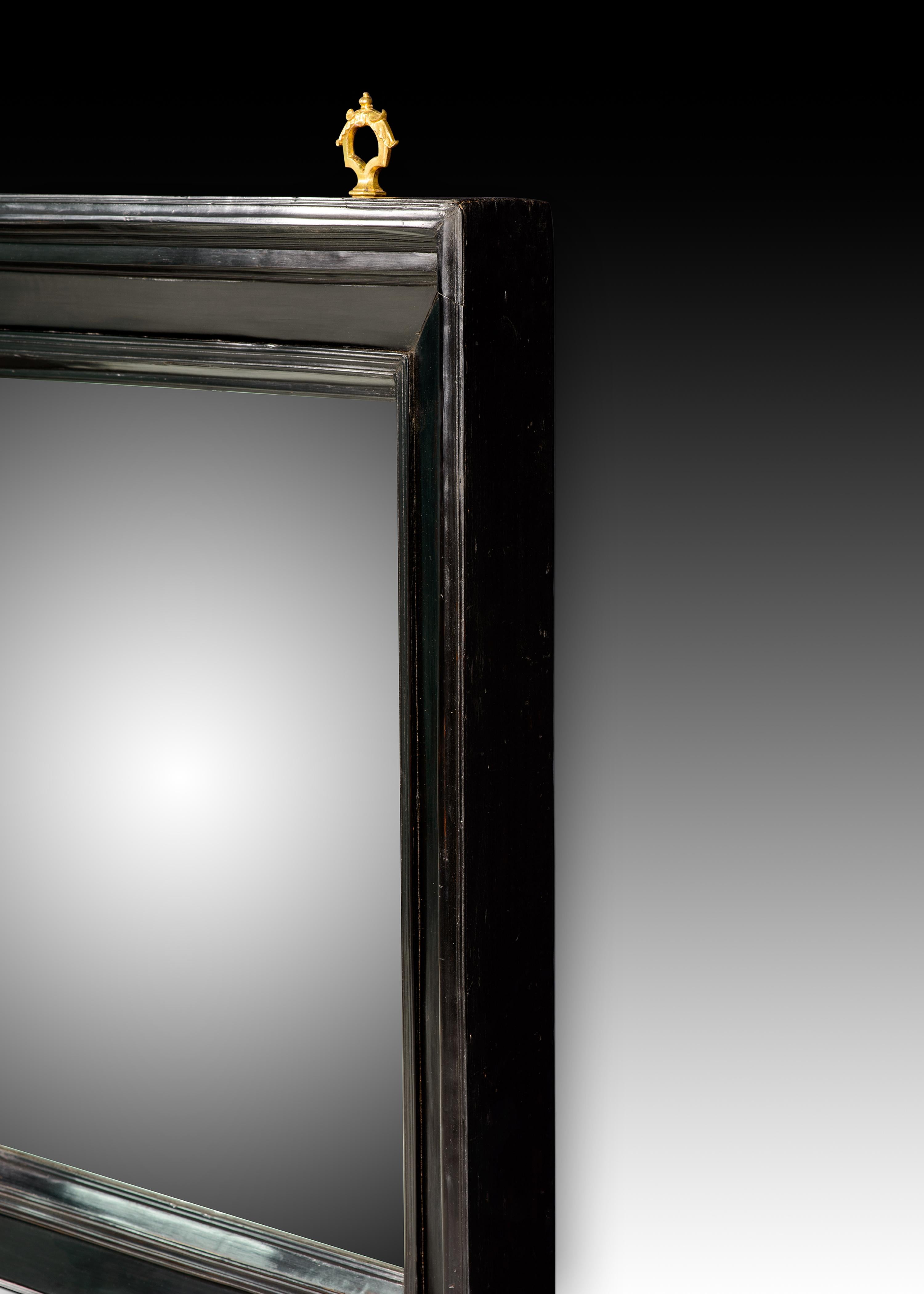 Marco. Madera ebonizada, metal. Escuela Holandesa, 17  siglo. en Bastante bueno estado para la venta en Madrid, ES