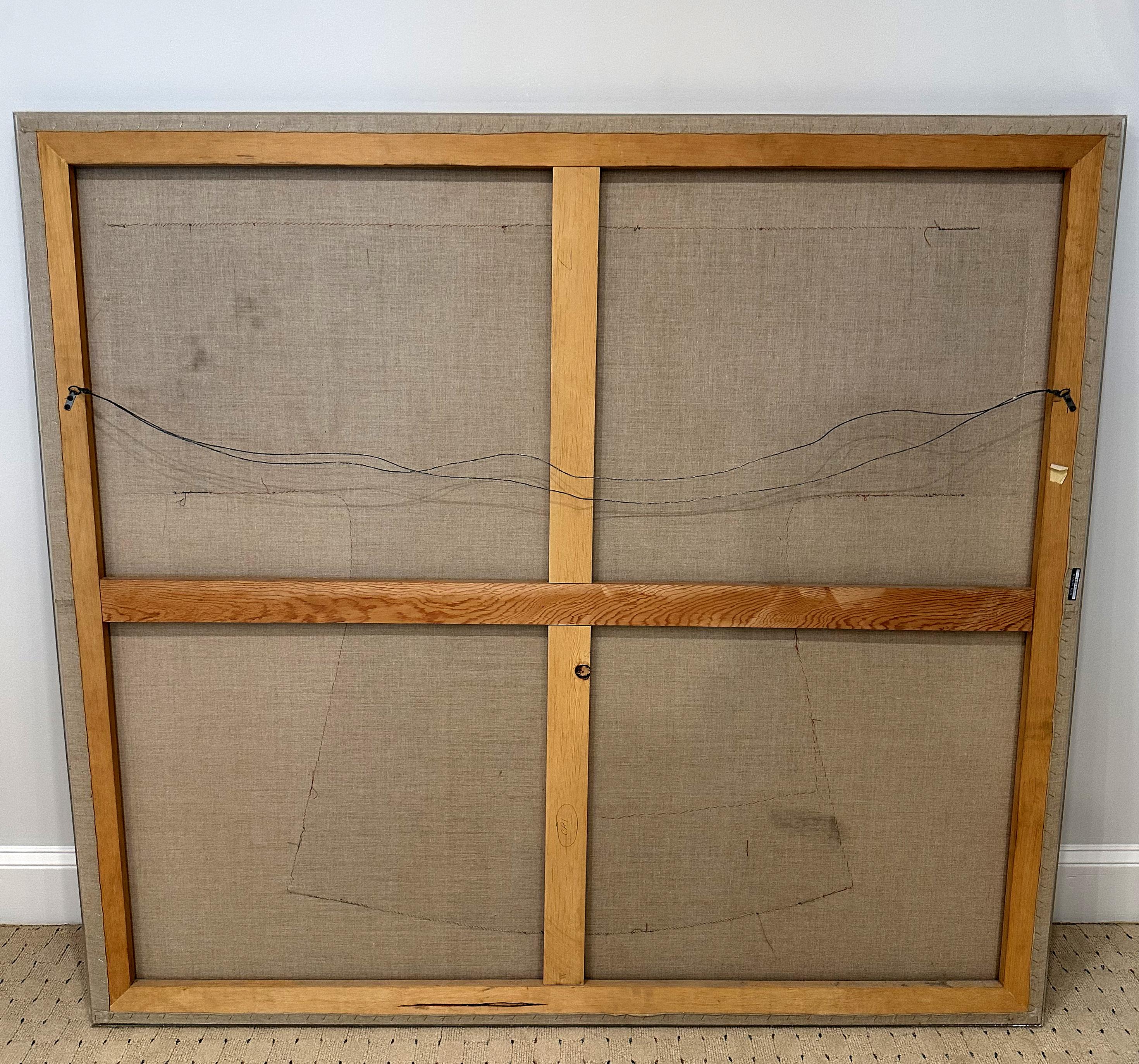 Frame Fine Embroidered Chinese Court Lady Casual Robe Qing Dynasty Provenance For Sale 13