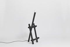 Frame Limited Edition Modern Sand and Nylon Floor Lamp by Hot Wire Extensions