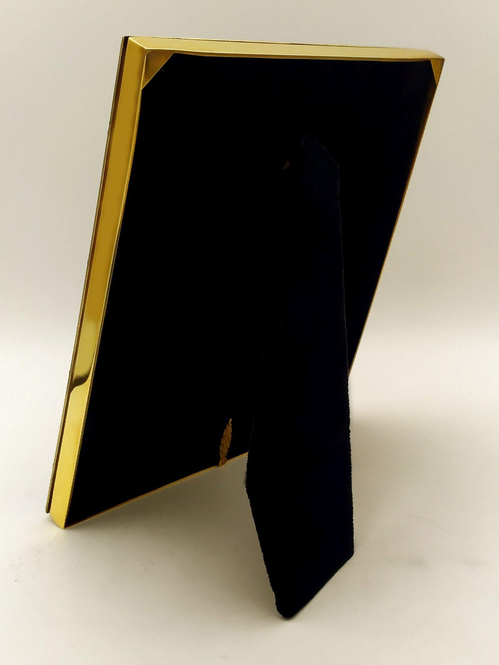 Marco para Foto Ovalado Bordes en Esmalte Estilo Imperio Francés Luis XVI Salimbeni en Excelente estado para la venta en Firenze, FI