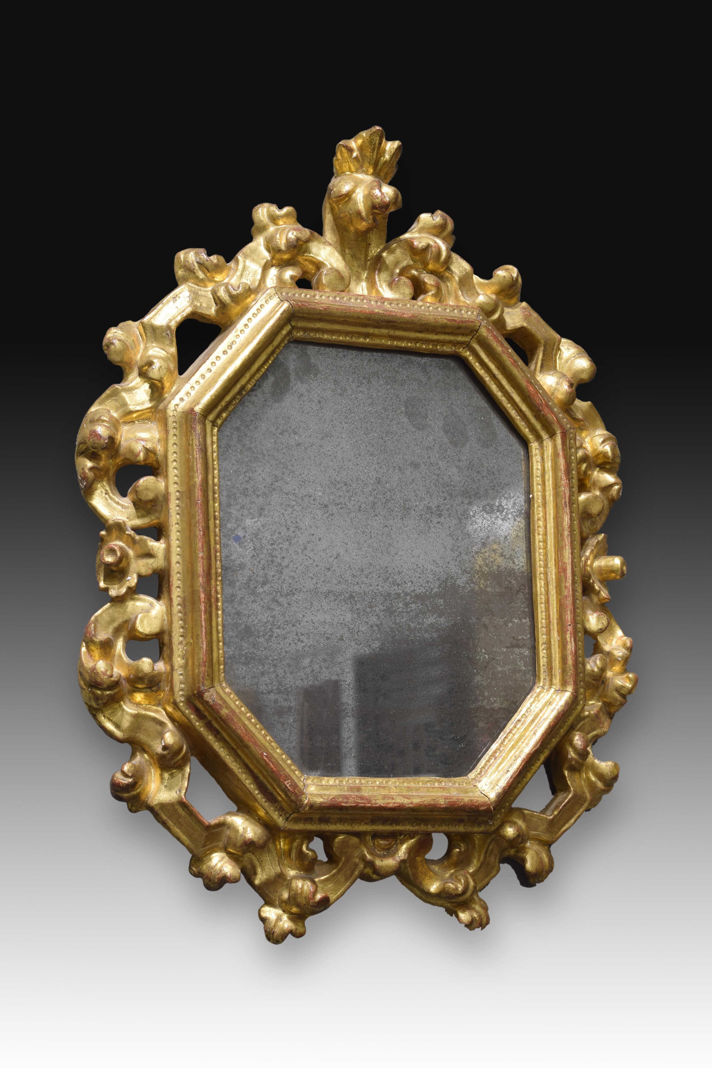 Rococo Frame, Gilded Wood, 18th Century For Sale