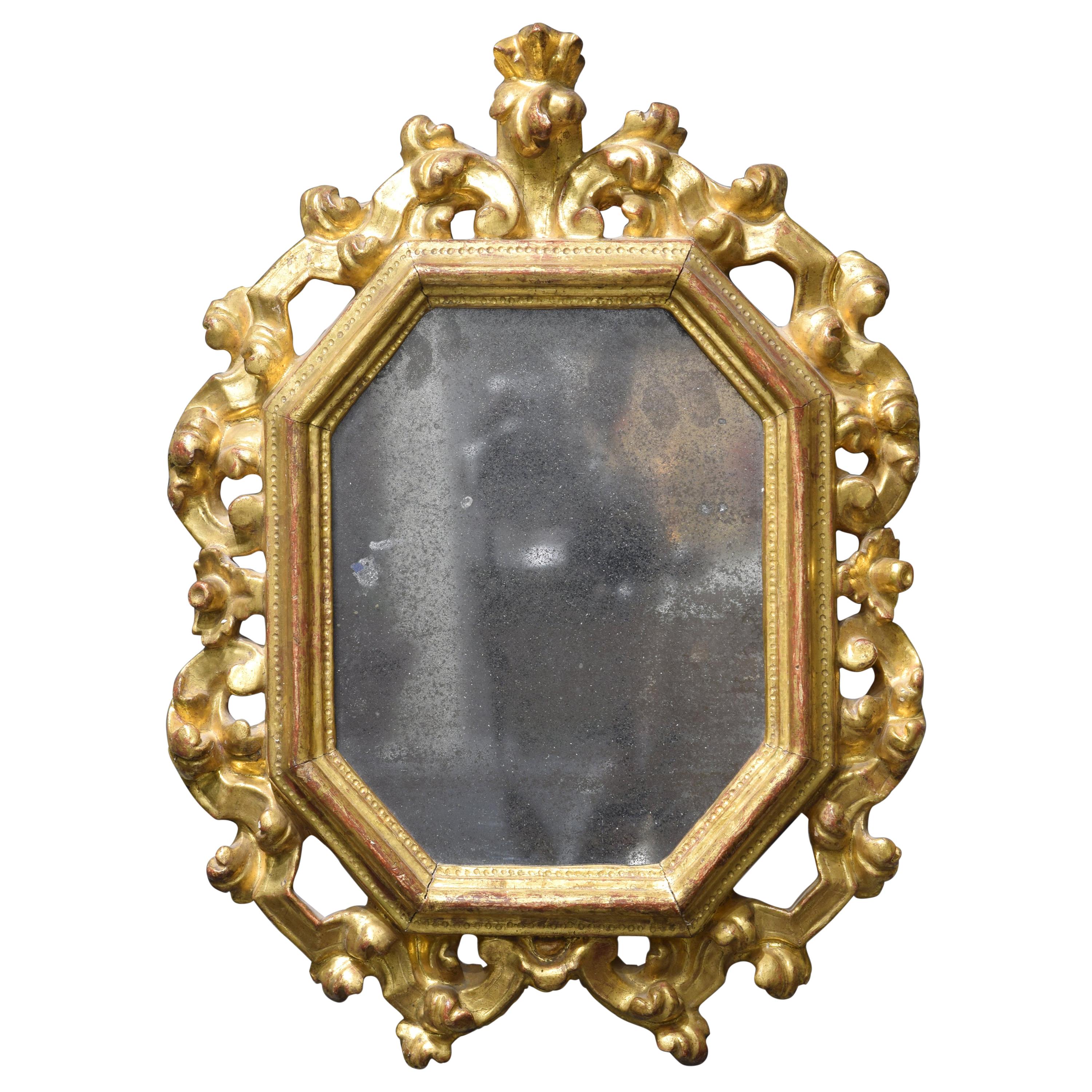 Wall decor.Antique reproduction Blue accent Baroque/Rococo Picture Frame #8. 