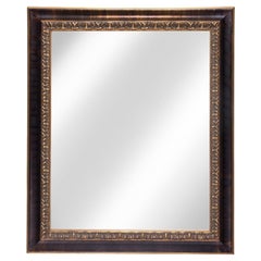 Used Frame Hand Stained Ebony & Gold Mirror 