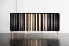 Frame Long Curved Sideboard by Luis Pons