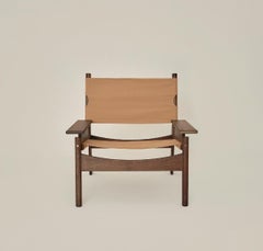 KITA LIVING Frame Lounge Chair - Oak Chocolate - Caramel