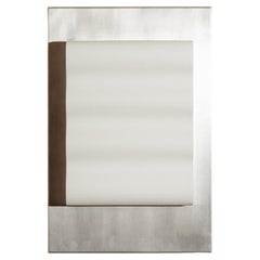 Frame M wall light in raw aluminum