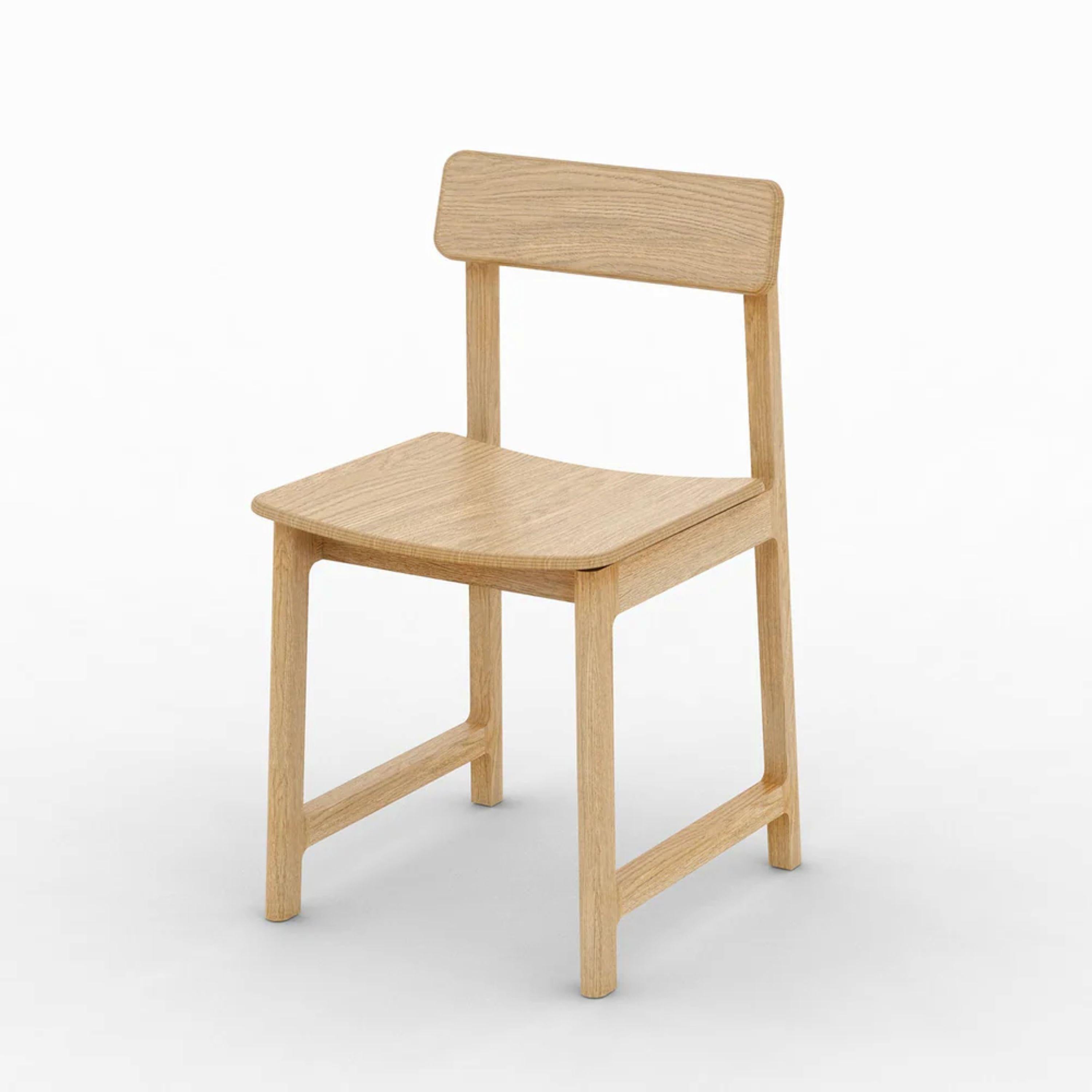 FRAME – Minimalist Chair in Solid Oak Wood by Depping 
Jørgensen