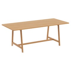 Rectangular Oak Dining Table – Minimalist Modern, Handcrafted in Portugal