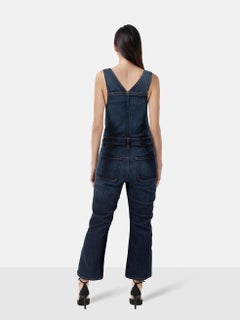 FRAME Navy Denim Skinny Leg Dungarees Size XS