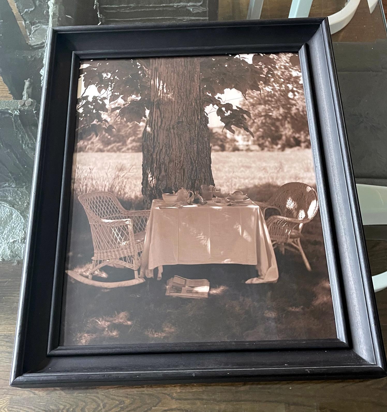 Frame Photograph Shady Breakfast by John Patrick Dugdale For Sale 3