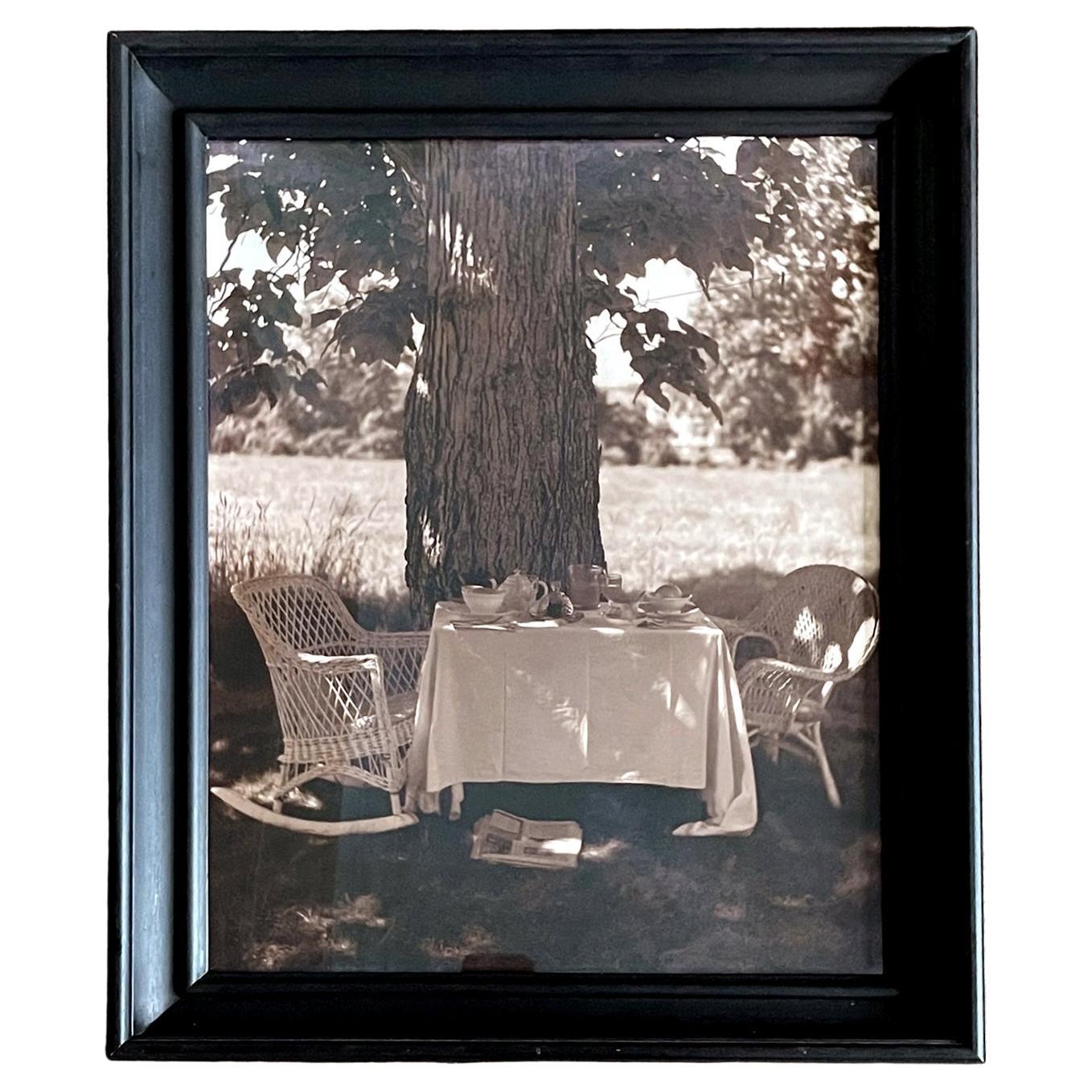 Frame Photograph Shady Breakfast by John Patrick Dugdale
