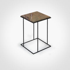 FramE Side Table: Elegant Design with 3D Frame , Forest brown By DFdesignLab