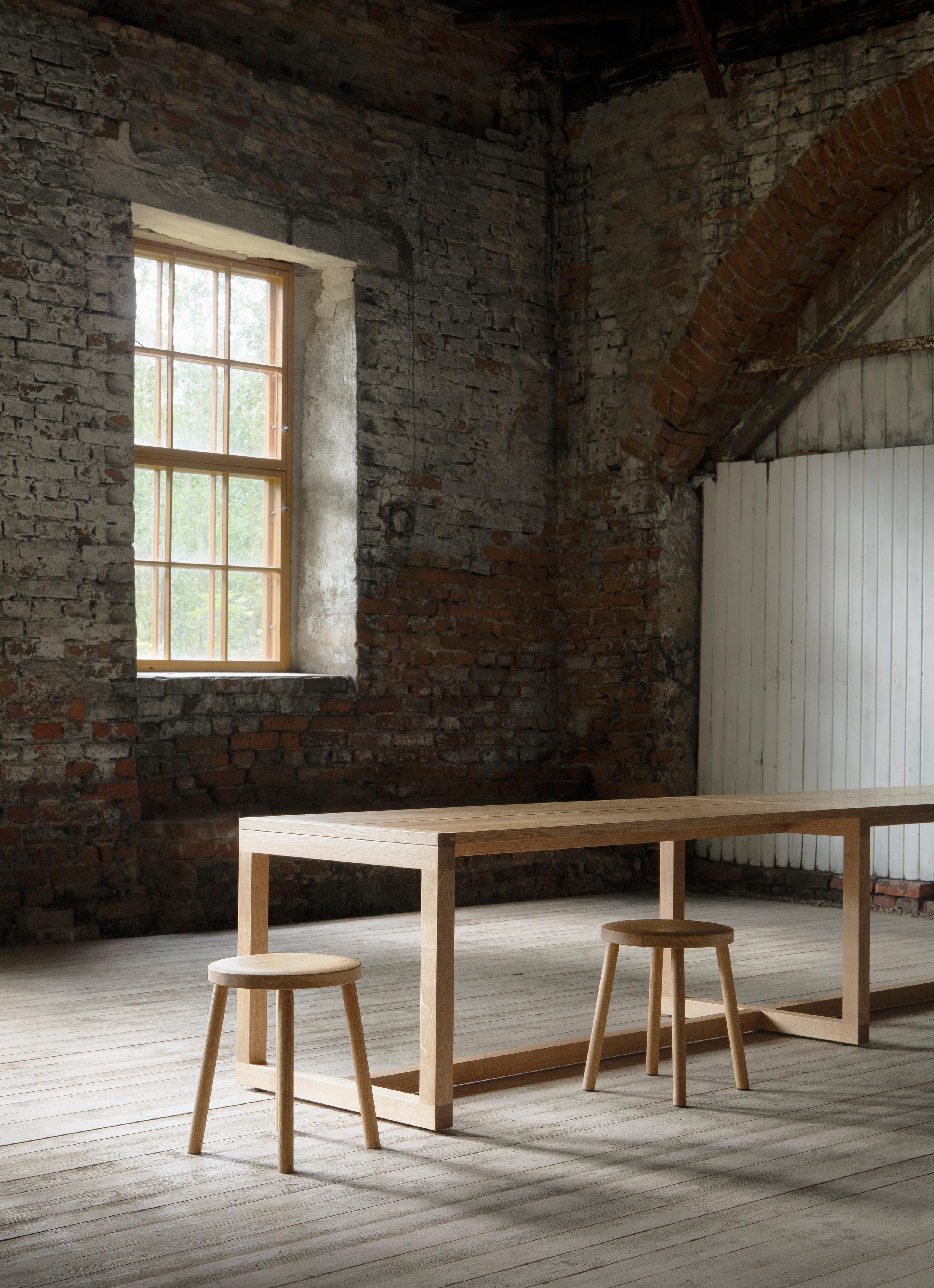 Modern Frame Table in Solid Oak for 12 by John Pawson For Sale