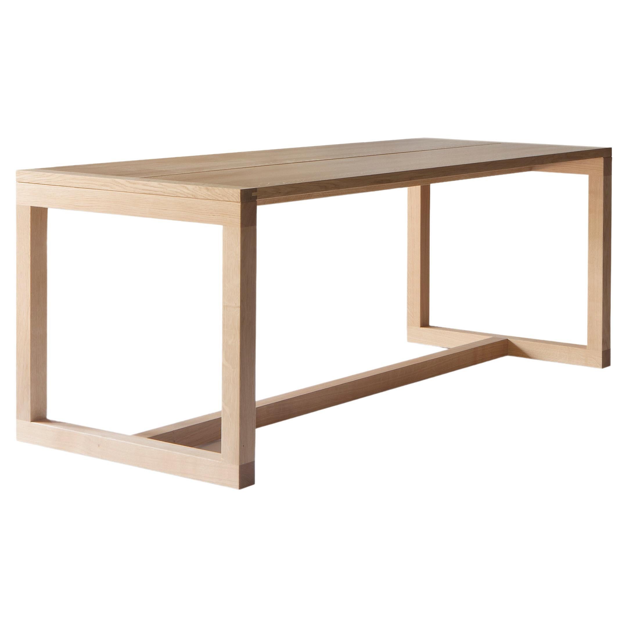 Frame Table in Solid Oak or Ash for Eight by John Pawson For Sale