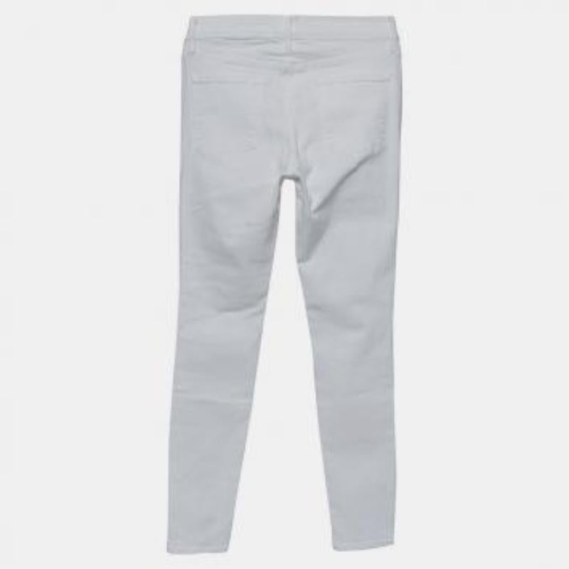 Frame White Denim Le Skinny de Jeanne Jeans M For Sale 3