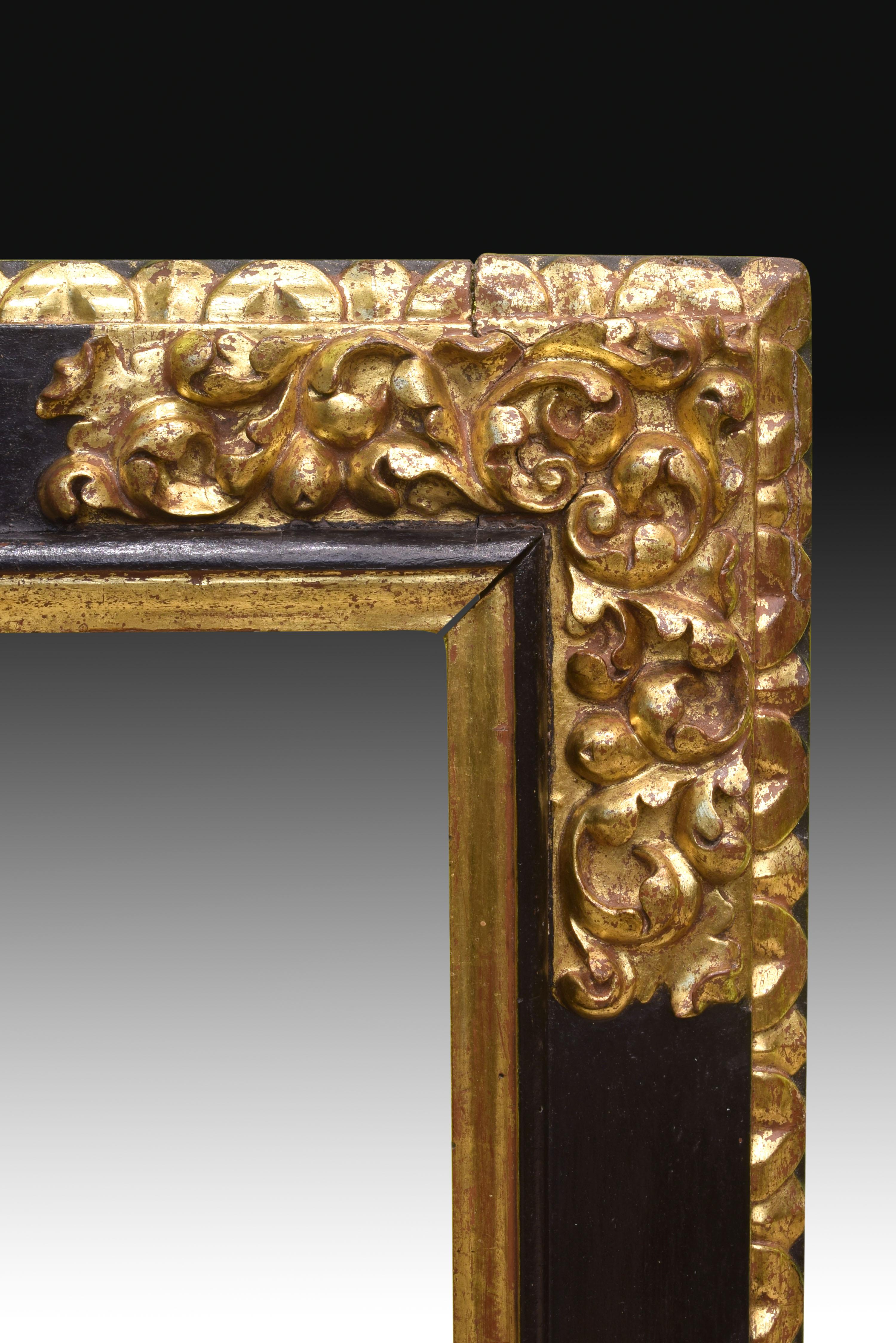 Frame, Wood, 17th Century In Fair Condition In Madrid, ES