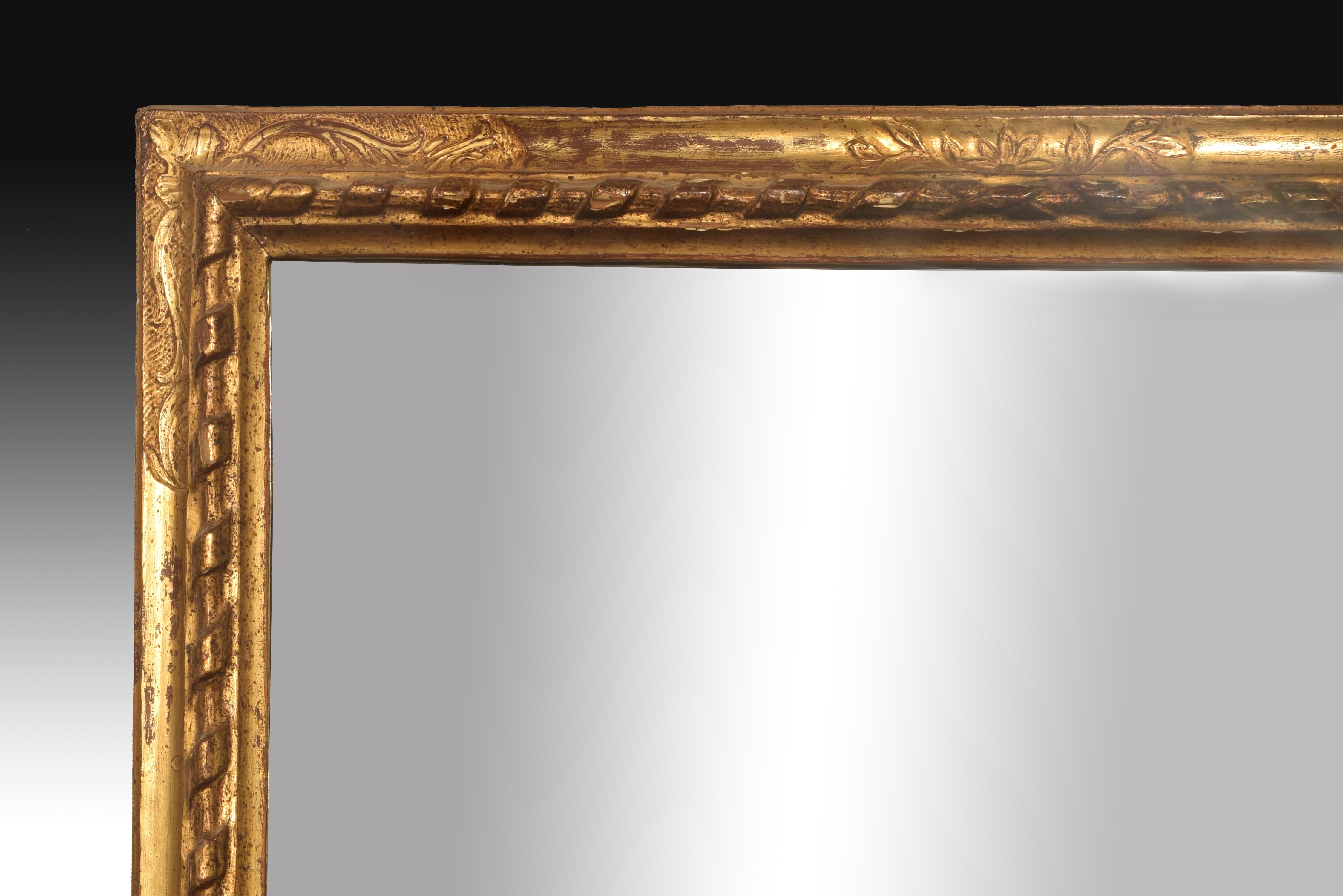 Neoclassical Frame, Wood, 18th Century For Sale