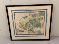 1897 Edition of Dutch West India Co. New Amsterdam, 1642 Map Framed