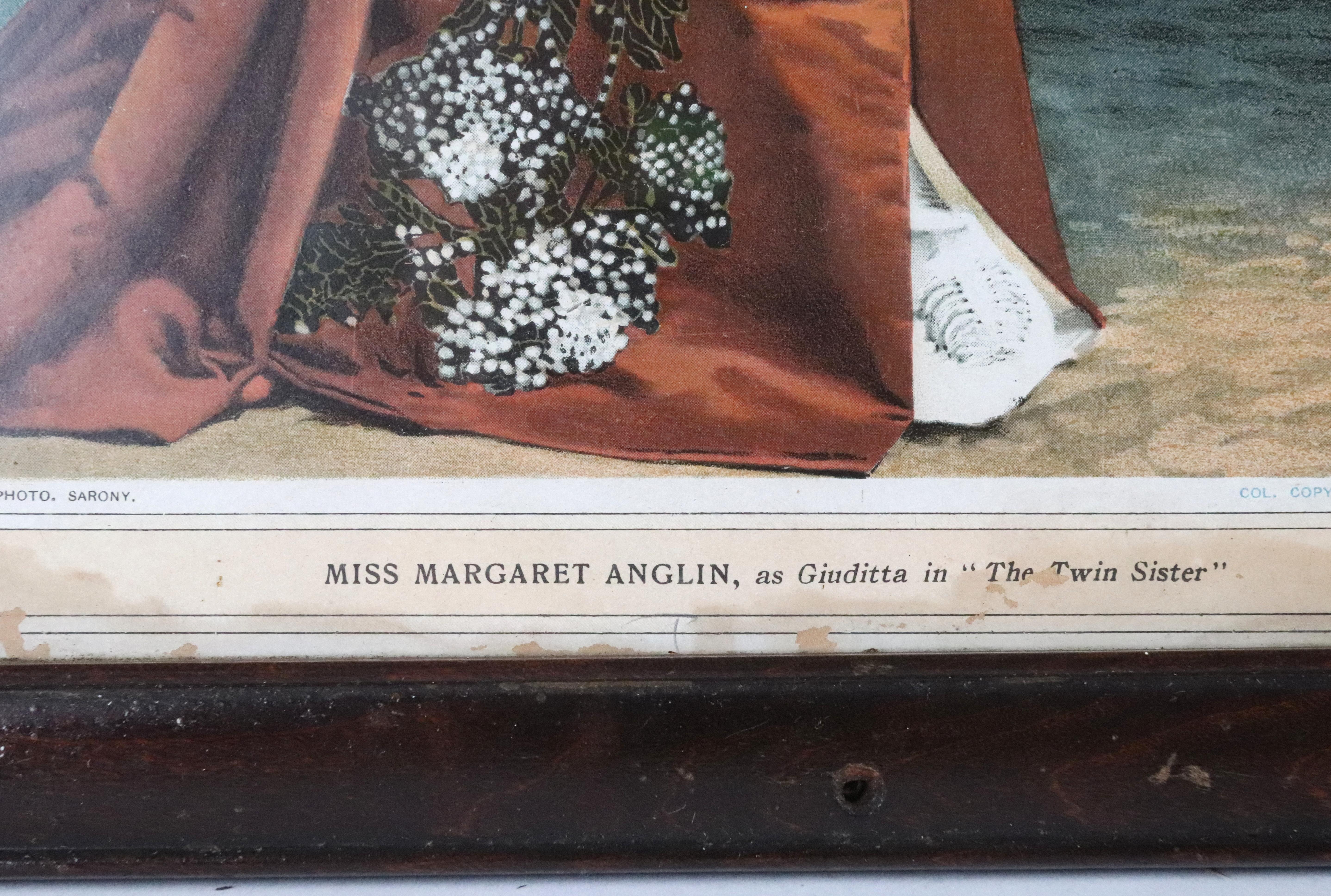 Vetro Copertina incorniciata di The Theatre Magazine 1902 Miss Margaret Anglin in vendita