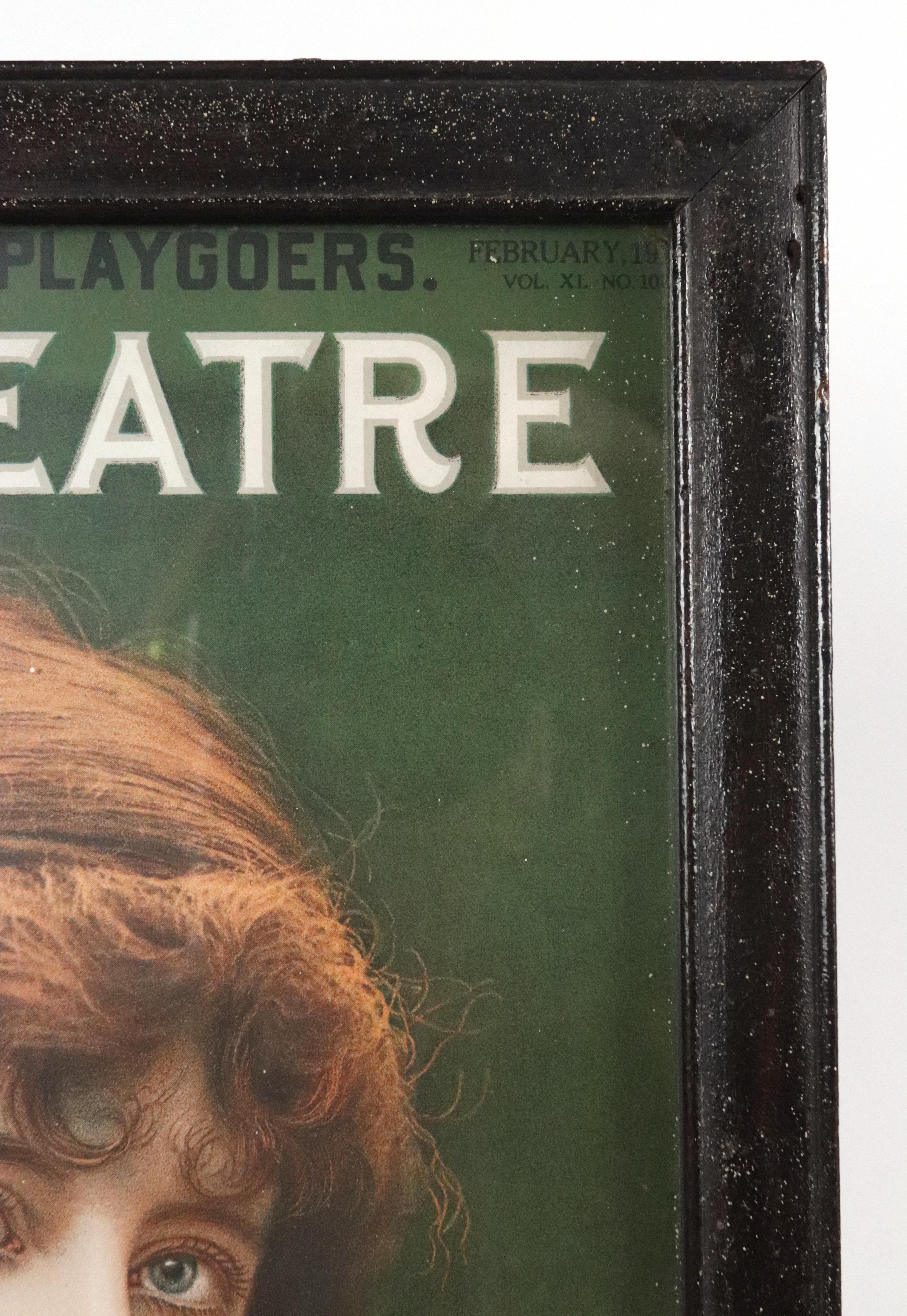 Gerahmte 1910er Jahre The Theatre Magazin Kitty Gordon Abdeckung im Angebot 1