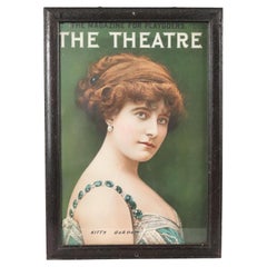 Framed 1910s The Theatre Magazine Kitty Gordon Cover