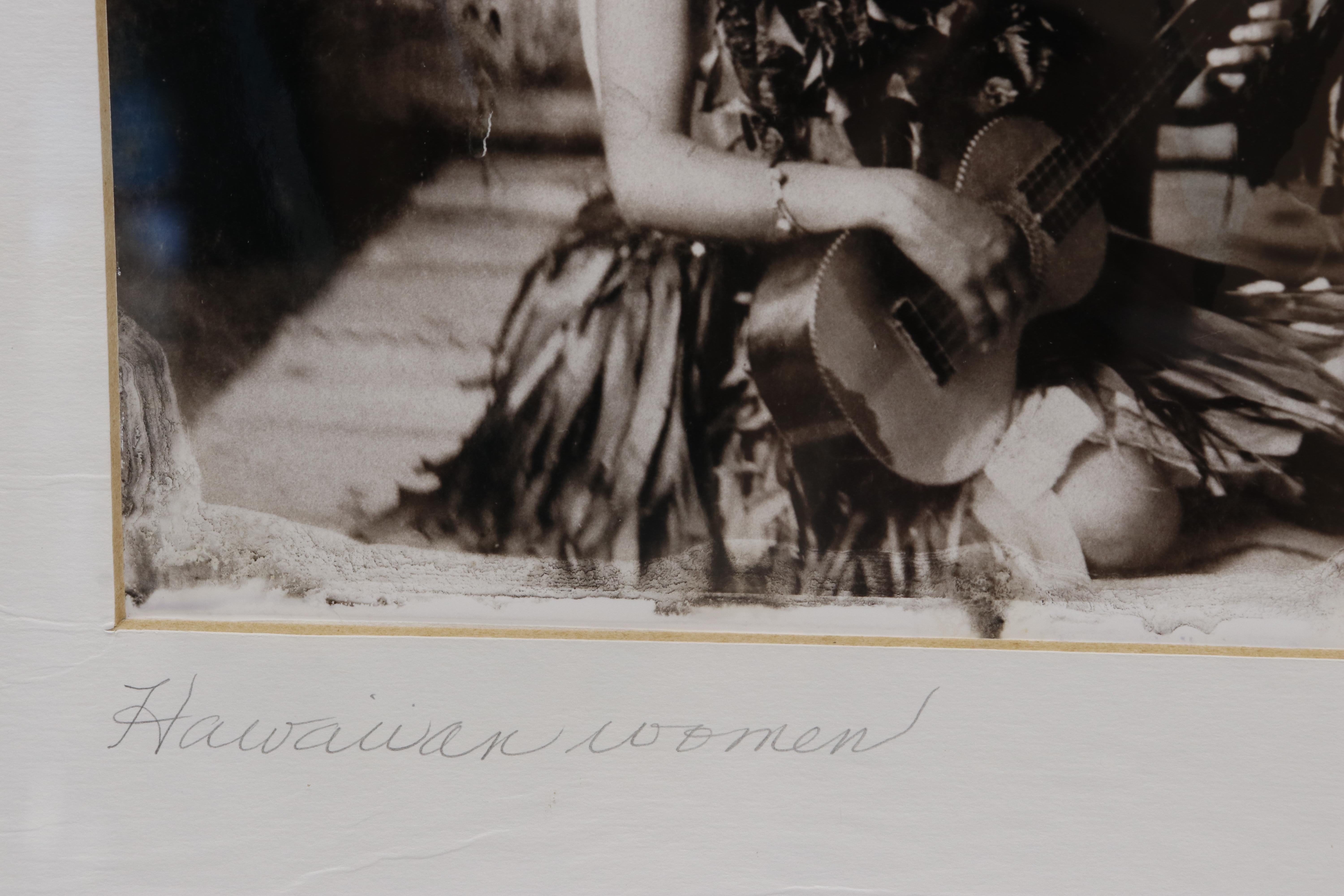 Early 20th Century Framed 1920's Hawaiian Photographs, Set of 3