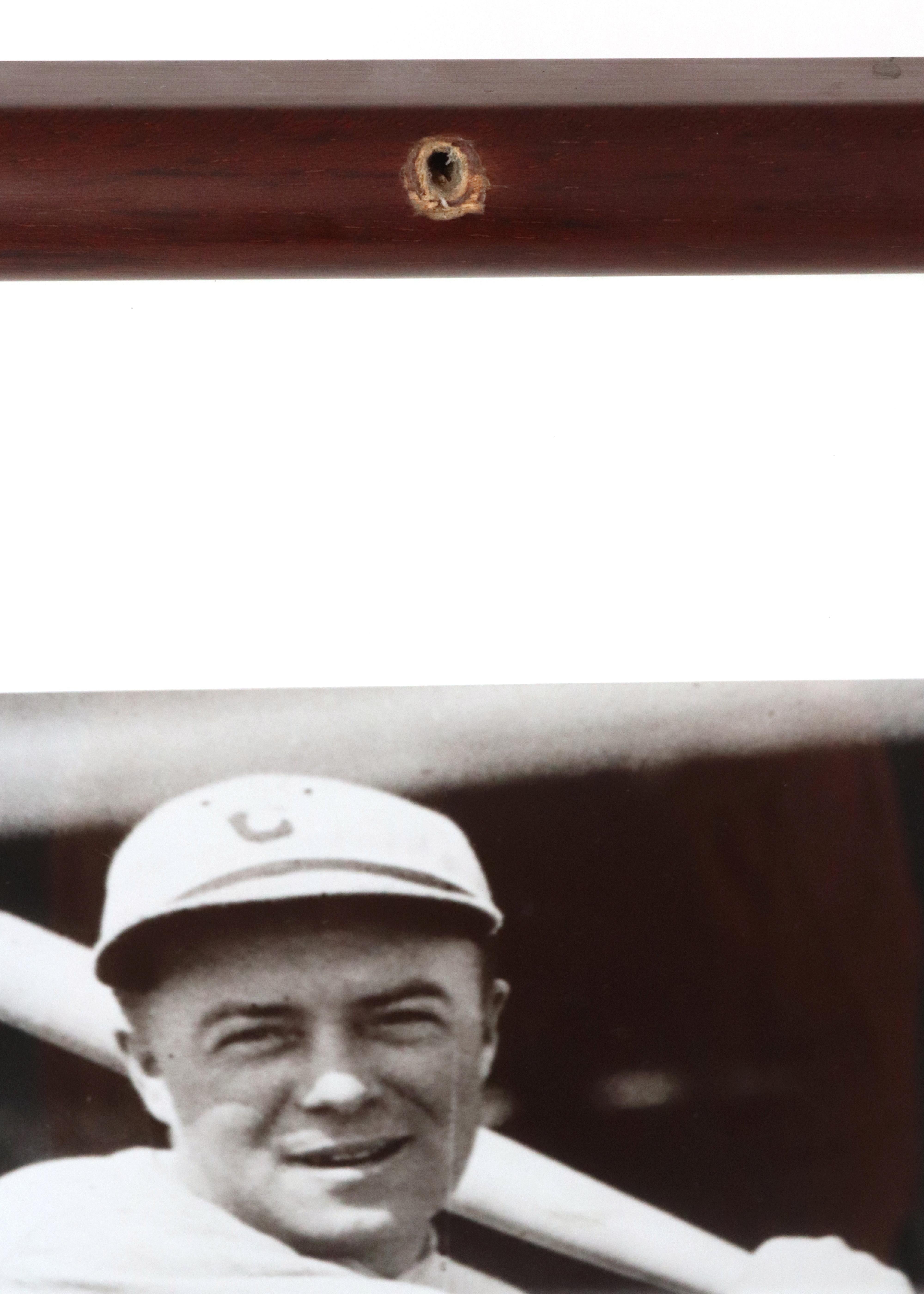 Gerahmte Fotografie des Baseballspielers George Burns von 1924 im Angebot 5