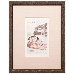 Chinese Erotic Album Leaf, c. 1850