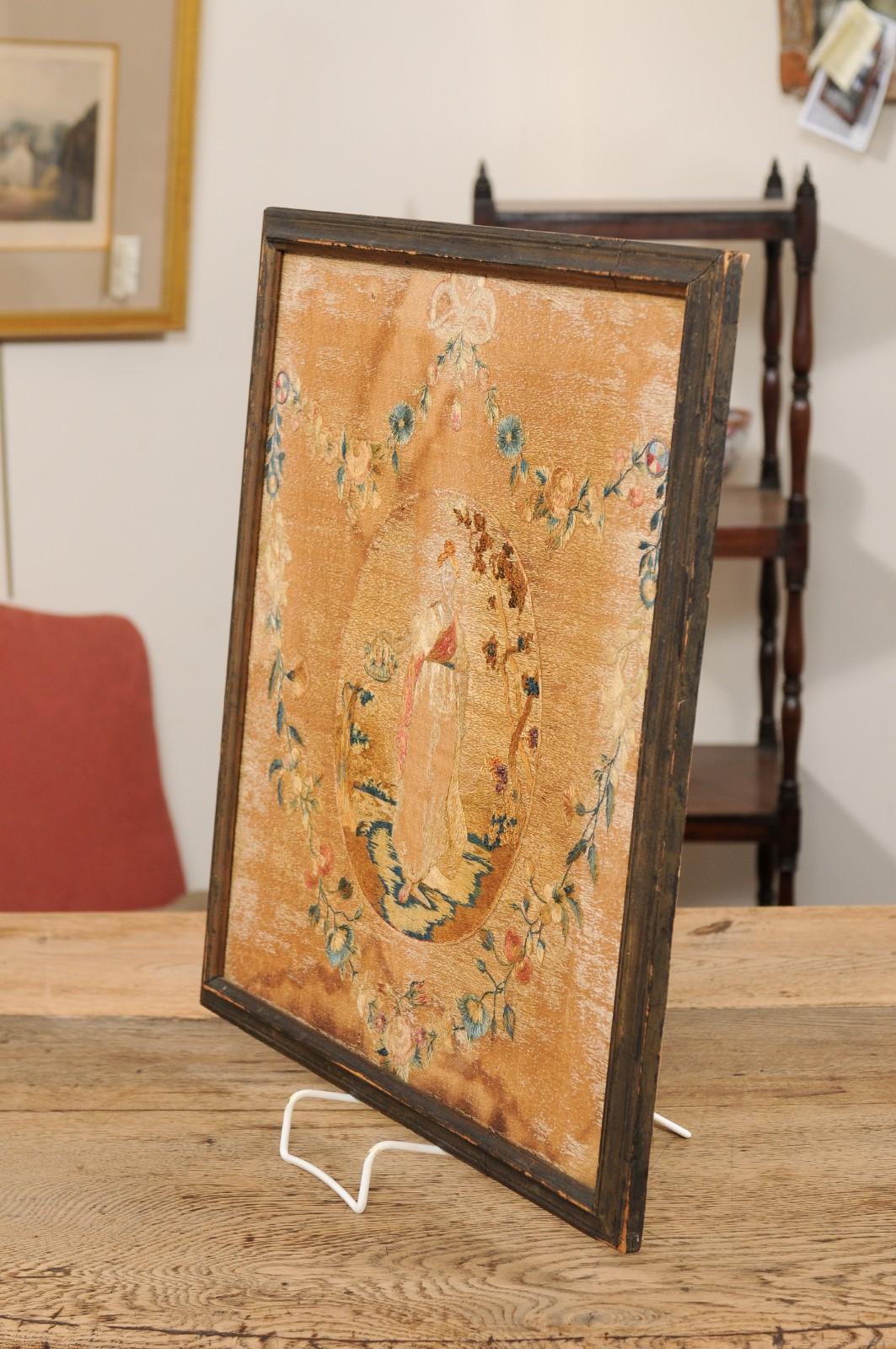  Framed 19th Century English Textile For Sale 9