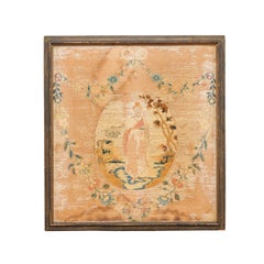 Framed 19th Century English Textile
