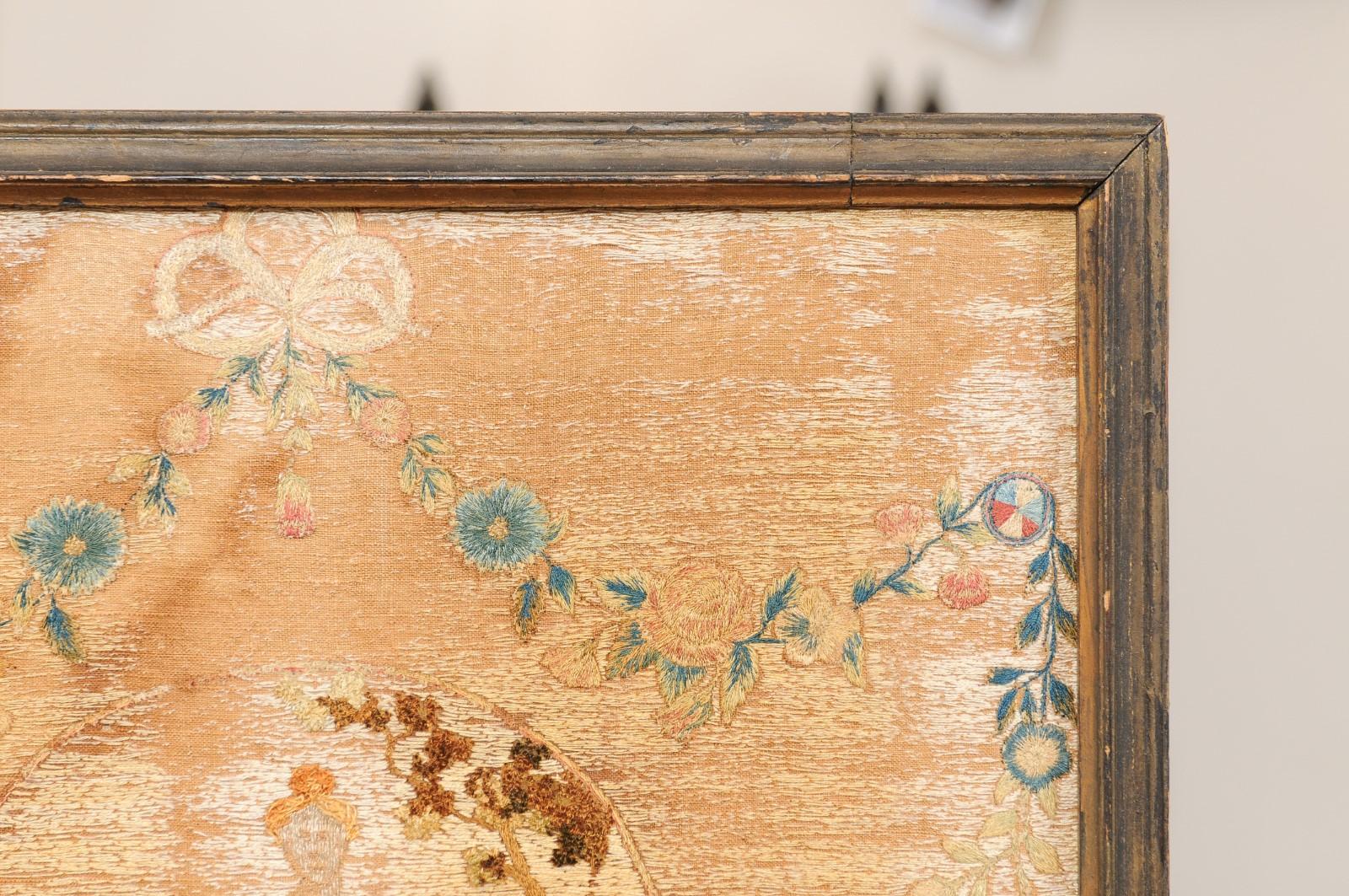  Framed 19th Century English Textile For Sale 5