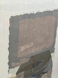 Framed Abstract Mixed Media Art