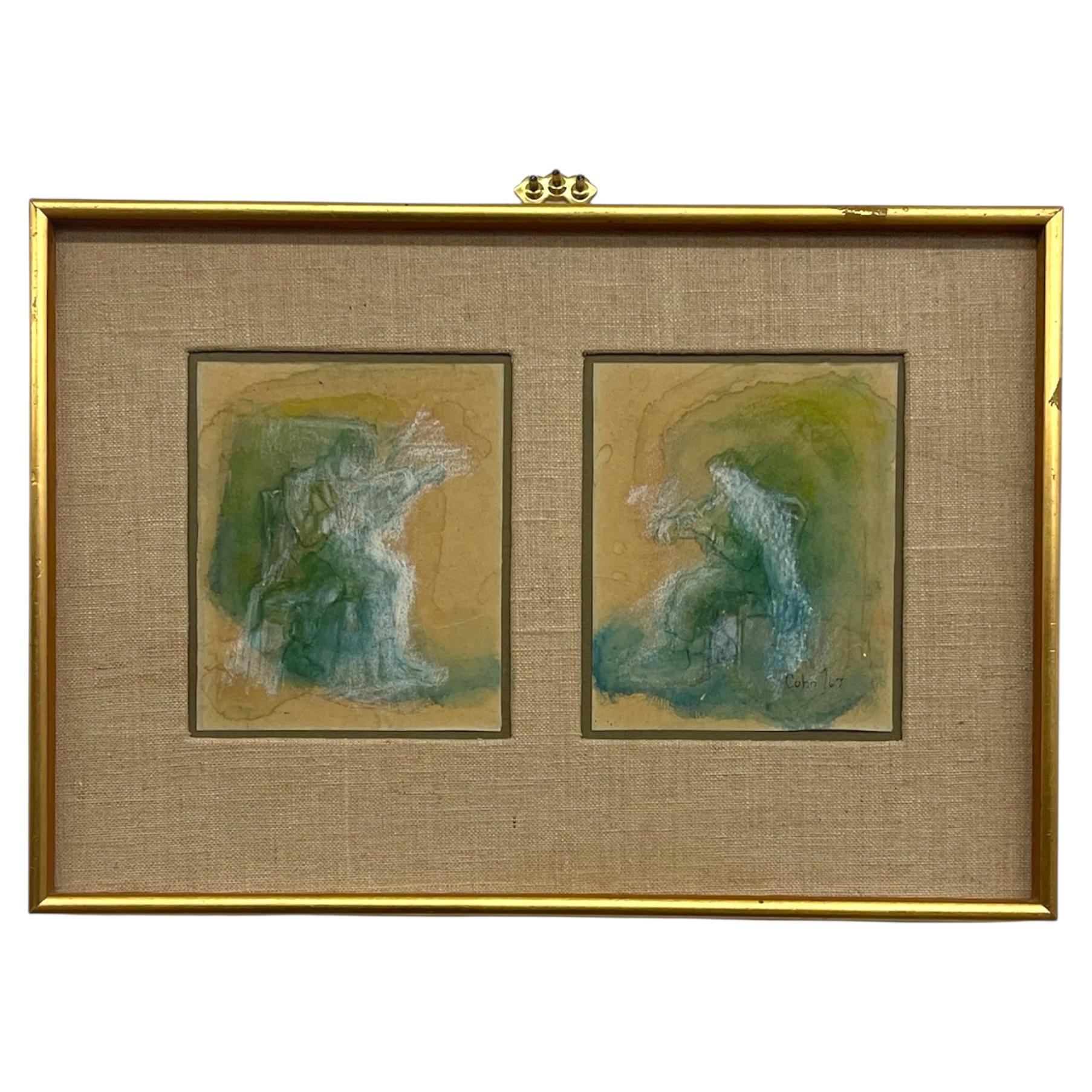 Musiker-Serie, Gemälde von Lorraine Cohn im Angebot