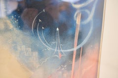 Framed Advertising Poster for the 1937 World Exhibition in Paris