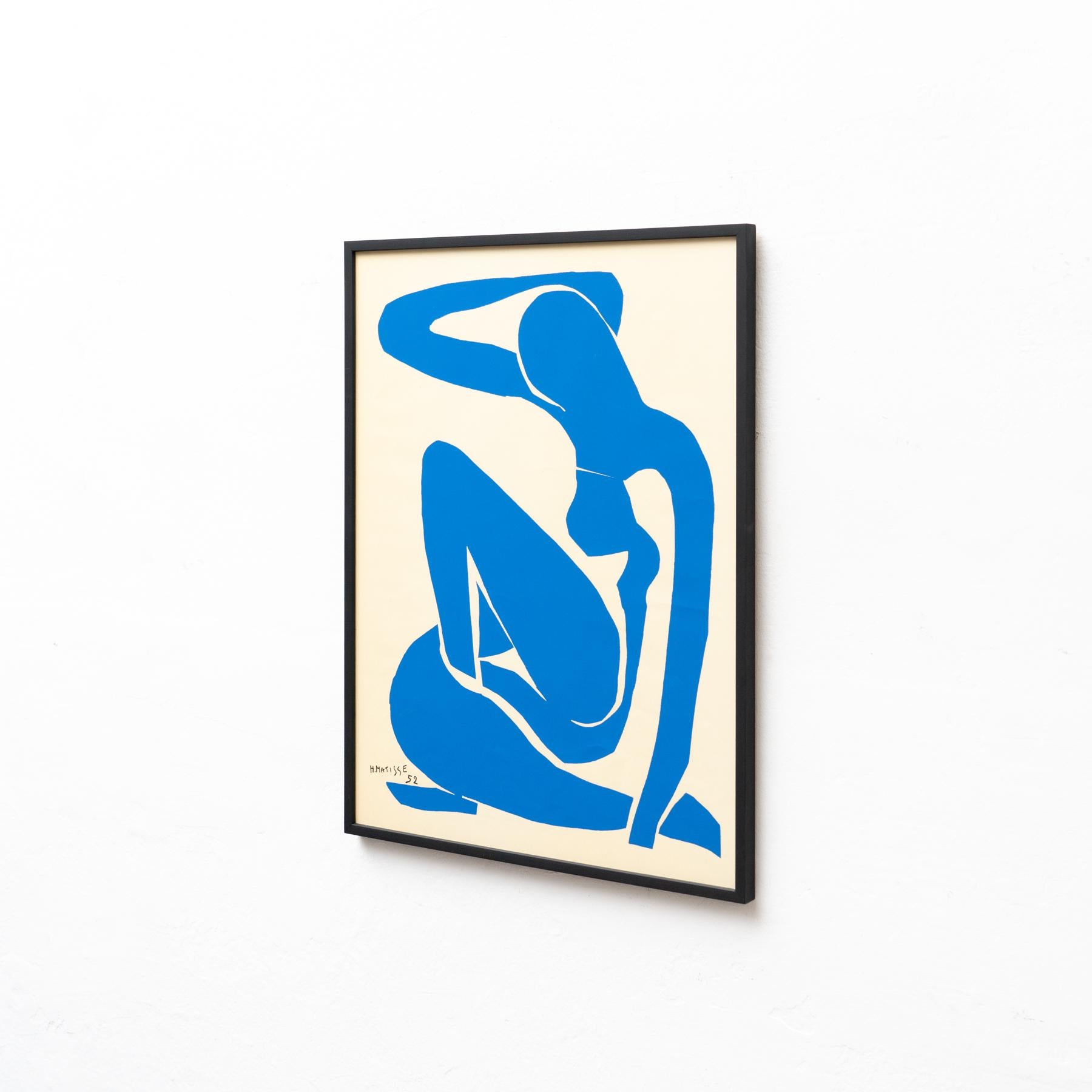 Color lithograph after the work by Henri Matisse, circa 1970.

Signed in the stone.
Edited by Edition des Nouvelles Images, France.
Framed.

Henri Matisse whether working as a draftsman, a sculptor, a printmaker or a painter Henri Matisse was