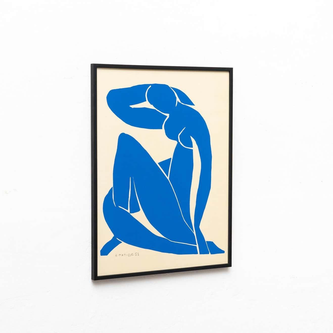 Color lithograph after the work by Henri Matisse, circa 1970.

Signed in the stone.
Edited by Edition des Nouvelles Images, France.
Framed.

Henri Matisse whether working as a draftsman, a sculptor, a printmaker or a painter Henri Matisse was