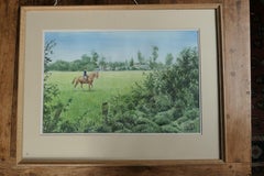Framed and Glazed Ink and Watercolour by Desmond Walduck