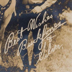Framed and Signed Photograph of Buck Jones