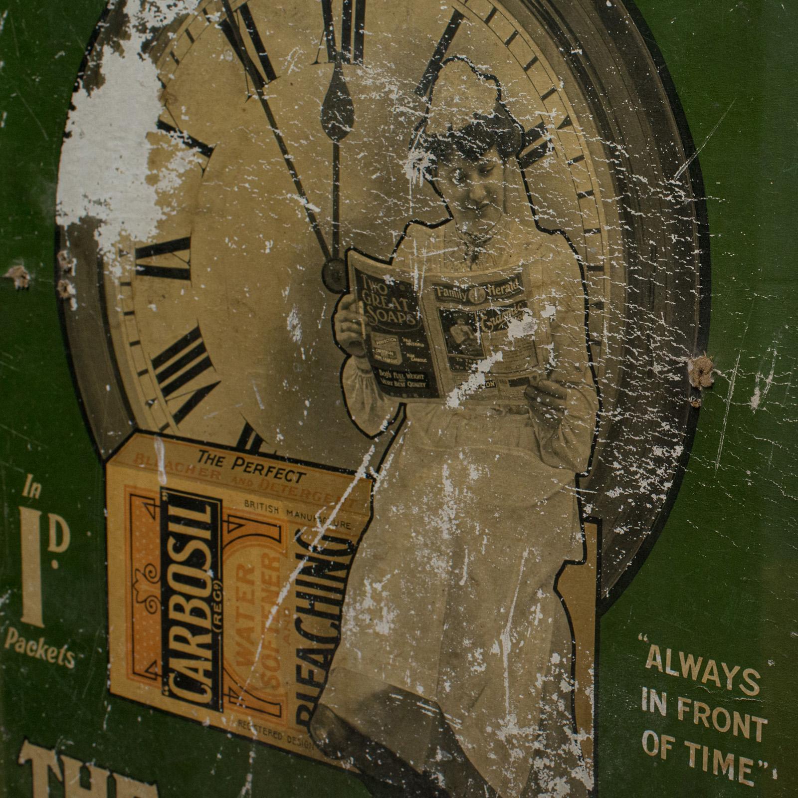 XIXe siècle Affiche d'antiquités encadrée, anglaise, publicité, savon à bille, victorienne, 1900 en vente