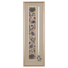 Framed Antique Chinese Embroidery Panel Qing Dynasty Provenance