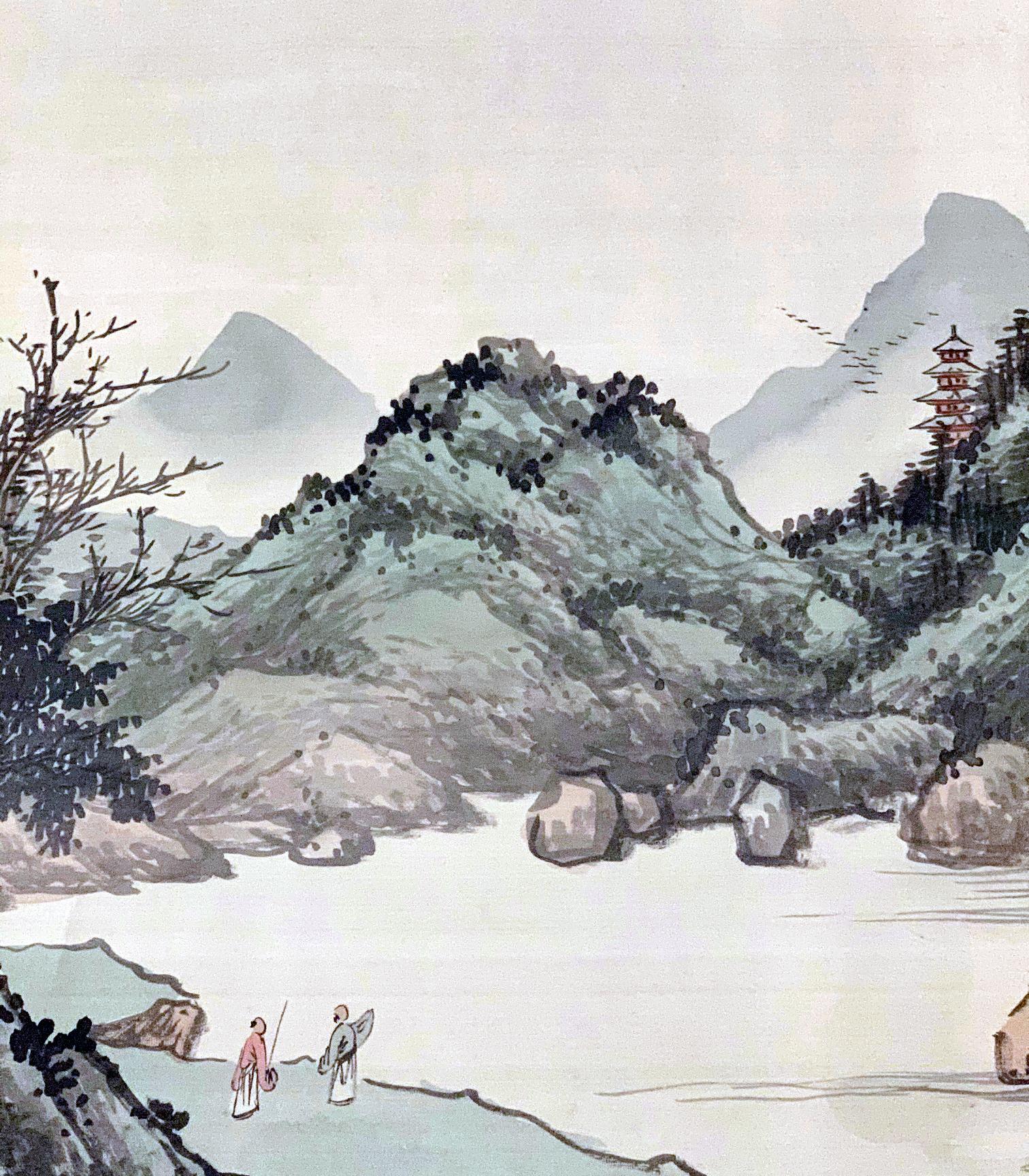 qing dynasty landscape painting