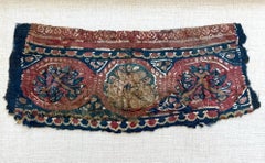 Framed Antique Coptic Textile Fragment from Byzantine North Africa